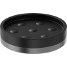 Mexen Triv porte-savon debout, noir/gris pistolet brossé - 70A33057-66B