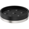 Mexen Triv porte-savon sur pied, noir/nickel brossé - 70A33057-97B