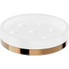 Mexen Triv porte-savon debout, blanc/or rose - 70A33057-60W