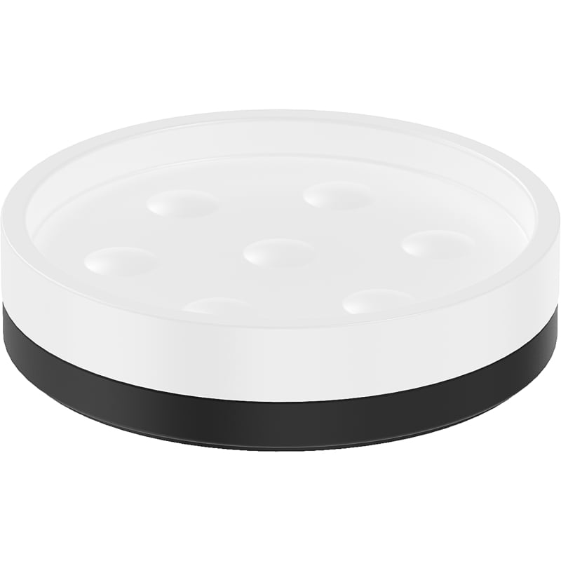Mexen Triv porte-savon sur pied, blanc/noir - 70A33057-70W