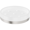 Mexen Triv porte-savon sur pied, blanc/nickel brossé - 70A33057-97W