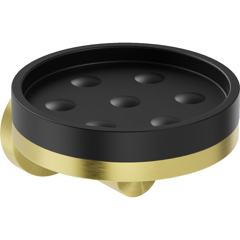 Mexen Triv porte-savon, noir/or brossé - 70A33055-55B