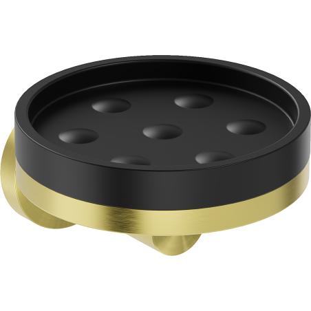 Mexen Triv porte-savon, noir/or brossé - 70A33055-55B