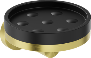 Mexen Triv porte-savon, noir/or brossé - 70A33055-55B