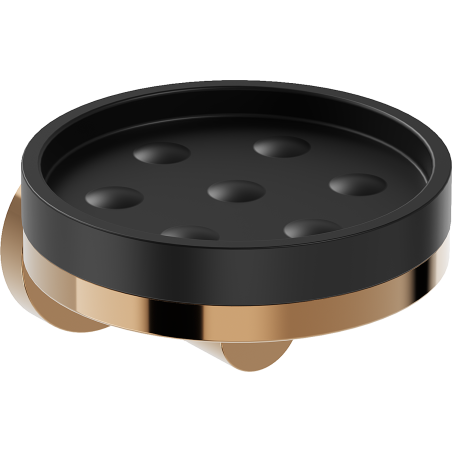 Mexen Triv porte-savon, noir/or rose - 70A33055-60B