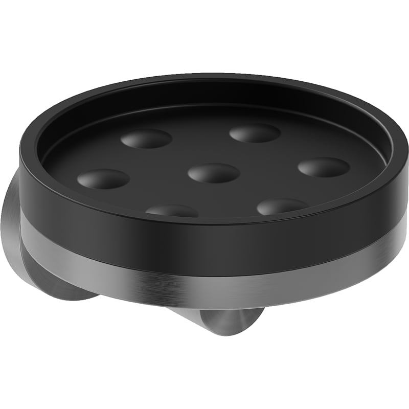 Mexen Triv porte-savon, noir/gris canon brossé - 70A33055-66B
