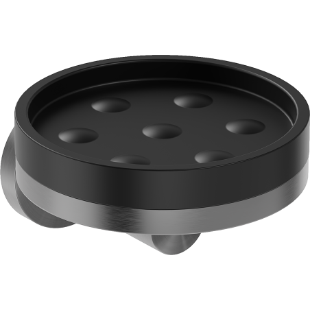 Mexen Triv porte-savon, noir/gris canon brossé - 70A33055-66B