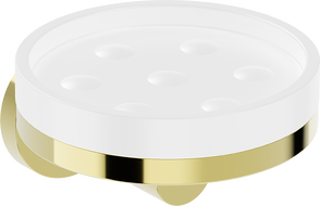 Mexen Triv porte-savon, blanc/or - 70A33055-50W