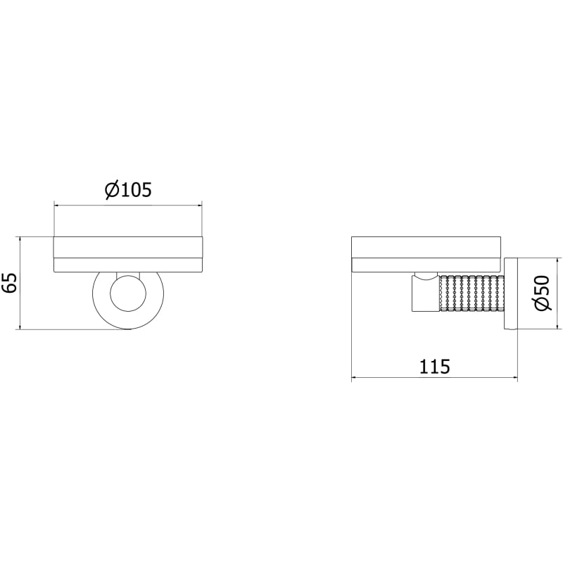 Mexen Triv porte-savon, blanc/or brossé - 70A33055-55W