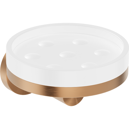 Mexen Triv porte-savon, blanc/cuivre brossé - 70A33055-65W