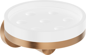 Mexen Triv porte-savon, blanc/cuivre brossé - 70A33055-65W