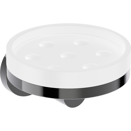 Mexen Triv porte-savon, blanc/chrome noir - 70A33055-73W