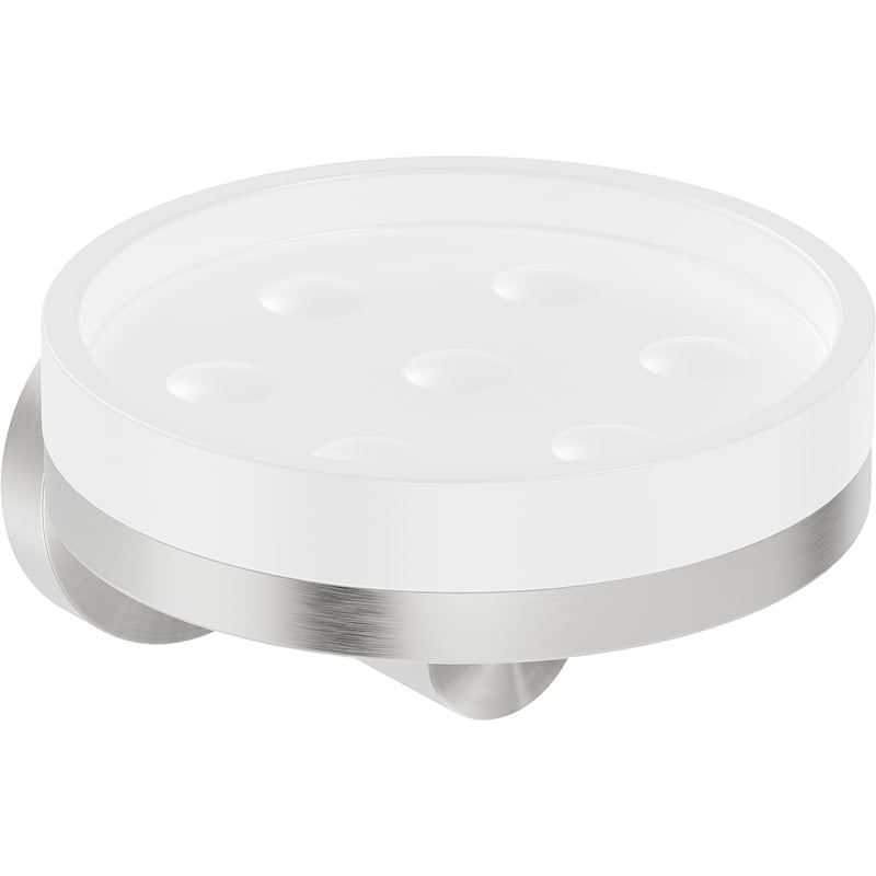 Mexen Triv porte-savon, blanc/nikel brossé - 70A33055-97W