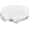 Mexen Triv porte-savon, blanc/nikel brossé - 70A33055-97W