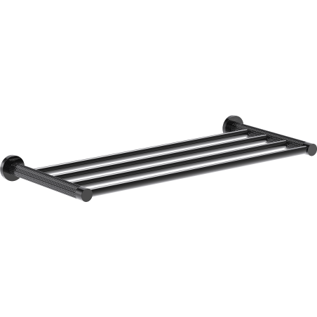 Mexen Triv étagère à serviette, chrome noir - 70A33082-73