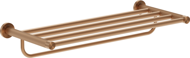 Mexen Triv étagère à serviette, cuivre brossé - 70A33081-65
