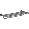 Mexen Triv étagère à serviette, gris acier brossé - 70A33081-66