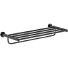 Mexen Triv étagère à serviette, chrome noir - 70A33081-73