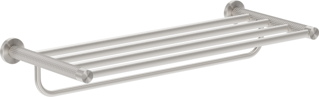 Mexen Triv étagère à serviette, nickel brossé - 70A33081-97