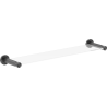 Mexen Triv étagère en verre suspendue, gris de canon brossé - 70A33061-66