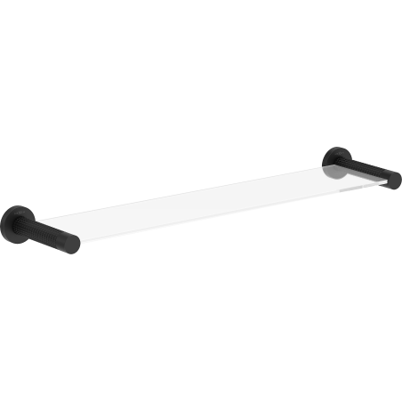 Mexen Triv étagère murale en verre, noire - 70A33061-70