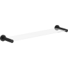 Mexen Triv étagère murale en verre, noire - 70A33061-70