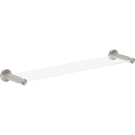 Mexen Triv étagère murale en verre, nickel brossé - 70A33061-97