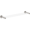 Mexen Triv étagère murale en verre, nickel brossé - 70A33061-97