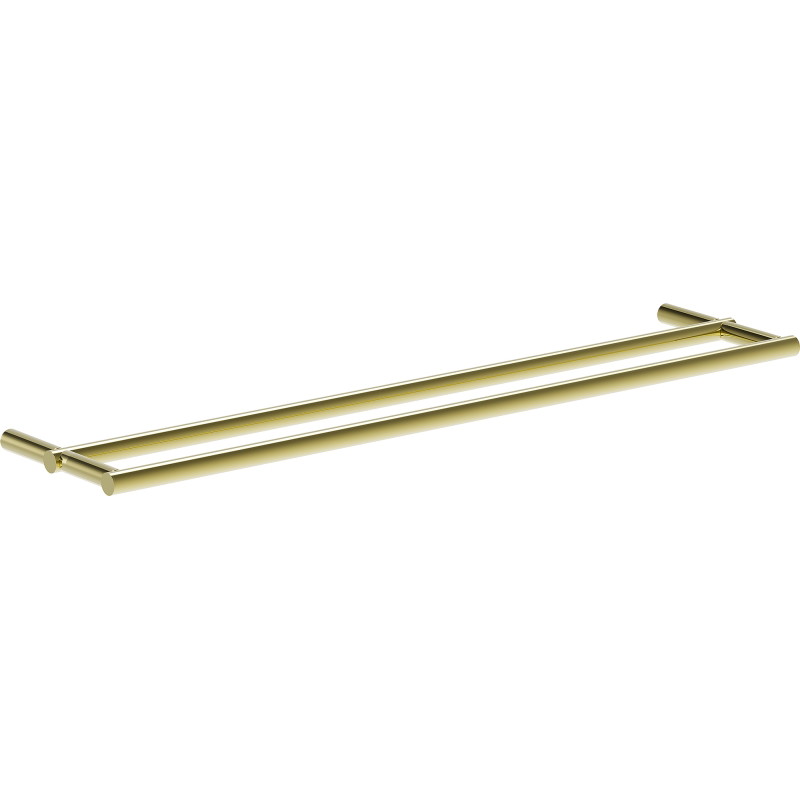 Mexen Loop porte-serviettes double, doré - 70A71047-50