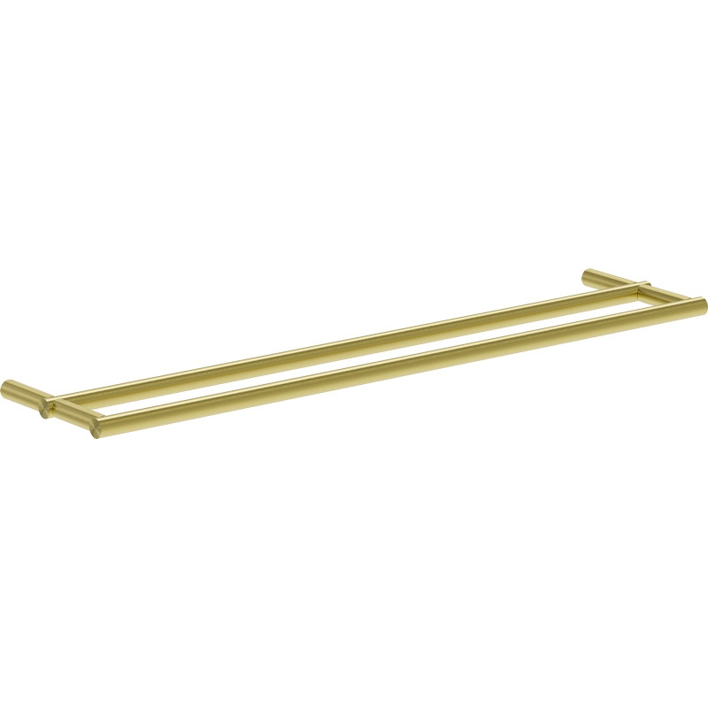 Mexen Loop double porte-serviette, or brossé - 70A71047-55