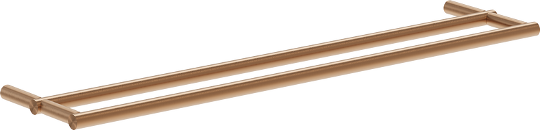 Mexen Loop double porte-serviettes, cuivre brossé - 70A71047-65