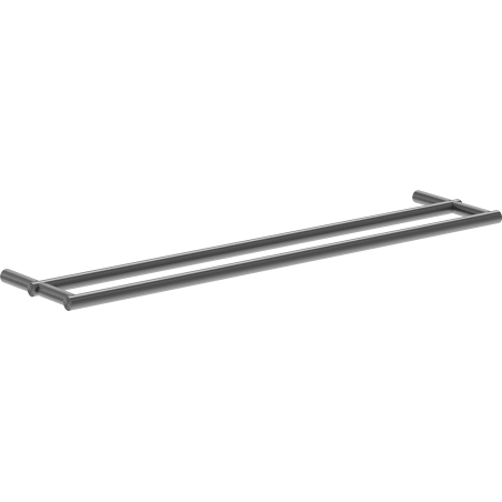Mexen Loop double porte-serviettes, gris canon brossé - 70A71047-66