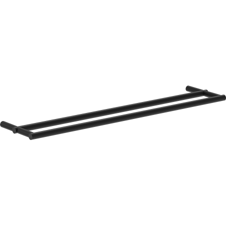 Mexen Loop double porte-serviettes, noir - 70A71047-70