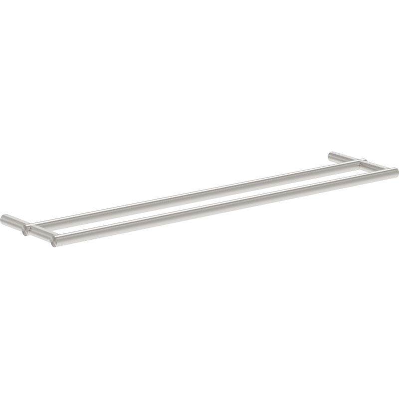 Mexen Loop double porte-serviettes, nickel brossé - 70A71047-97