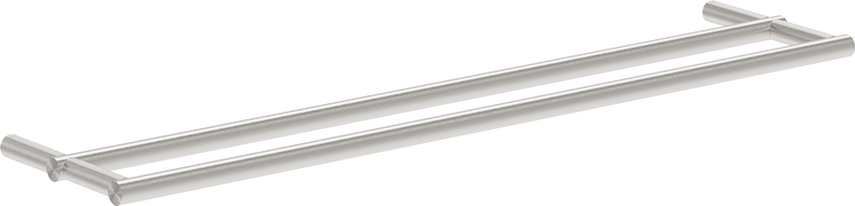 Mexen Loop double porte-serviettes, nickel brossé - 70A71047-97
