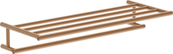 Mexen Loop étagère à serviette, cuivre brossé - 70A71081-65