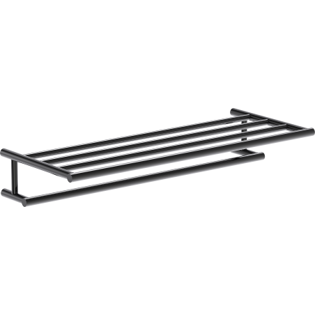 Mexen Loop étagère à serviette, chrome noir - 70A71081-73