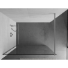 Mexen Kioto paroi de douche Walk-in 60 x 200 cm, transparent 8 mm, chrome - 800-060-101-01-00
