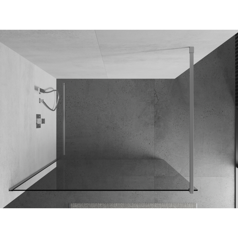 Mexen Kioto paroi de douche Walk-in 70 x 200 cm, transparent 8 mm, chrome - 800-070-101-01-00