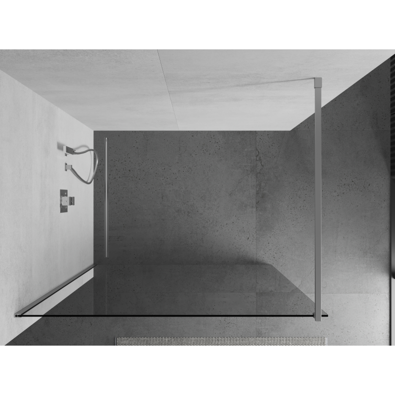 Mexen Kioto paroi de douche Walk-in 80 x 200 cm, transparent 8 mm, chromé - 800-080-101-01-00