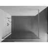 Mexen Kioto paroi de douche Walk-in 80 x 200 cm, transparent 8 mm, chromé - 800-080-101-01-00