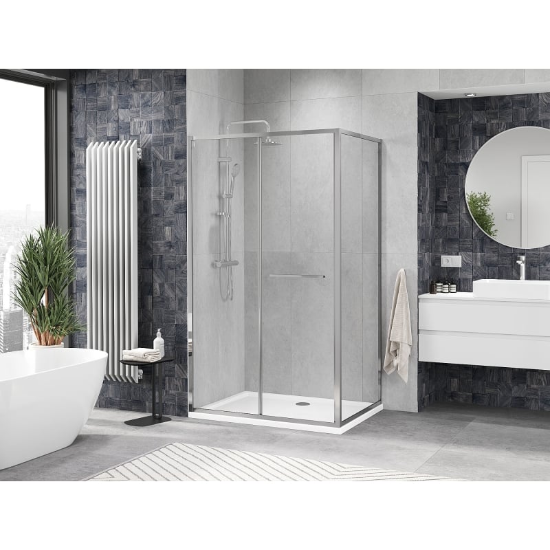 Mexen Linea cabine de douche coulissante 85 x 90 cm, transparent, chrome - 8E1-085-090-01-01