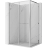 Mexen Linea cabine de douche coulissante 80 x 95 cm, transparent, chrome - 8E1-080-095-01-01