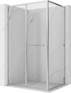 Mexen Linea cabine de douche coulissante 95 x 100 cm, transparent, chrome - 8E1-095-100-01-01
