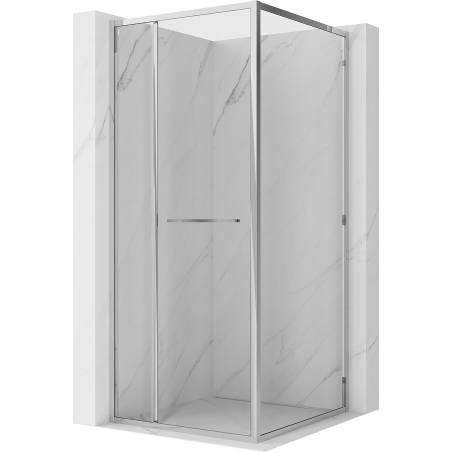Mexen Linea cabine de douche coulissante 85 x 85 cm, transparent, chromé - 8E1-085-085-01-01