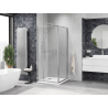 Mexen Linea cabine de douche coulissante 85 x 85 cm, transparent, chromé - 8E1-085-085-01-01