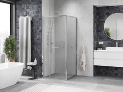 Mexen Linea cabine de douche coulissante 90 x 90 cm, transparent, chrome - 8E1-090-090-01-01