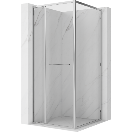 Mexen Linea cabine de douche coulissante 100 x 100 cm, transparent, chromé - 8E1-100-100-01-01