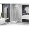Mexen Linea cabine de douche coulissante 100 x 100 cm, transparent, chromé - 8E1-100-100-01-01