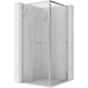Mexen Linea cabine de douche coulissante 95 x 95 cm, transparent, chrome - 8E1-095-095-01-01